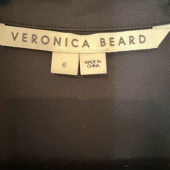 Veronica Beard Afton Dress in Black - Picture 6 of 7